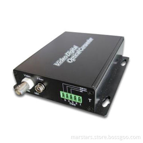 1-channel Optical Video + 1-channel Reverse Data Transmitter and Receiver